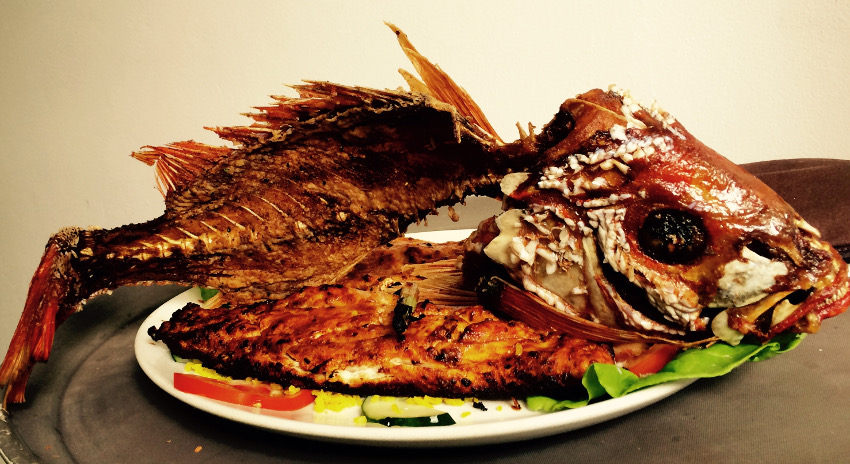 Frisch gefangener Fisch an Mexikos Küsten